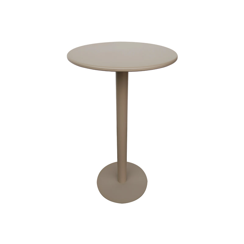 Cargue la imagen en el visor de la galería, Mesa Alta redonda D.60cms de barra Mendez color Champagne - 3032
