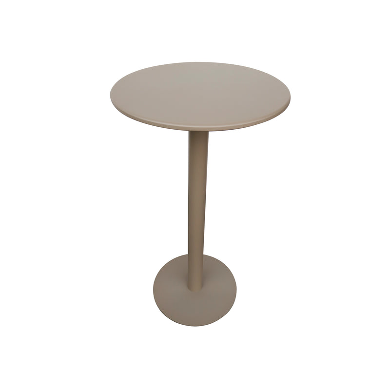 Cargue la imagen en el visor de la galería, Mesa Alta redonda D.60cms de barra Mendez color Champagne - 3032
