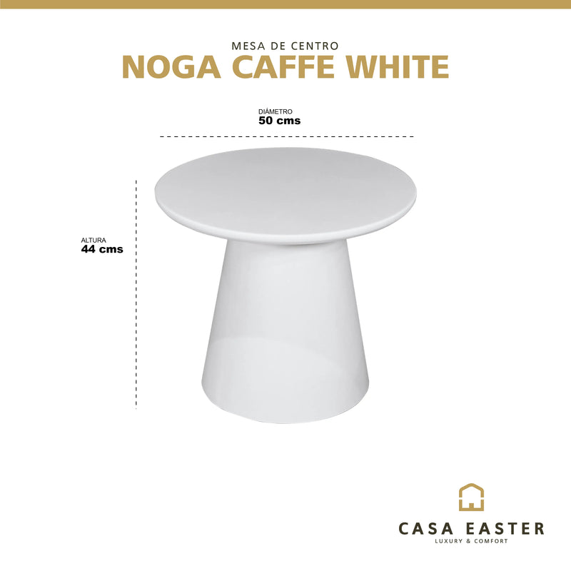 Cargue la imagen en el visor de la galería, Mesa Bistro para Exterior e Interior de Aluminio Color Café-Blanco NOGA-NOBLA

