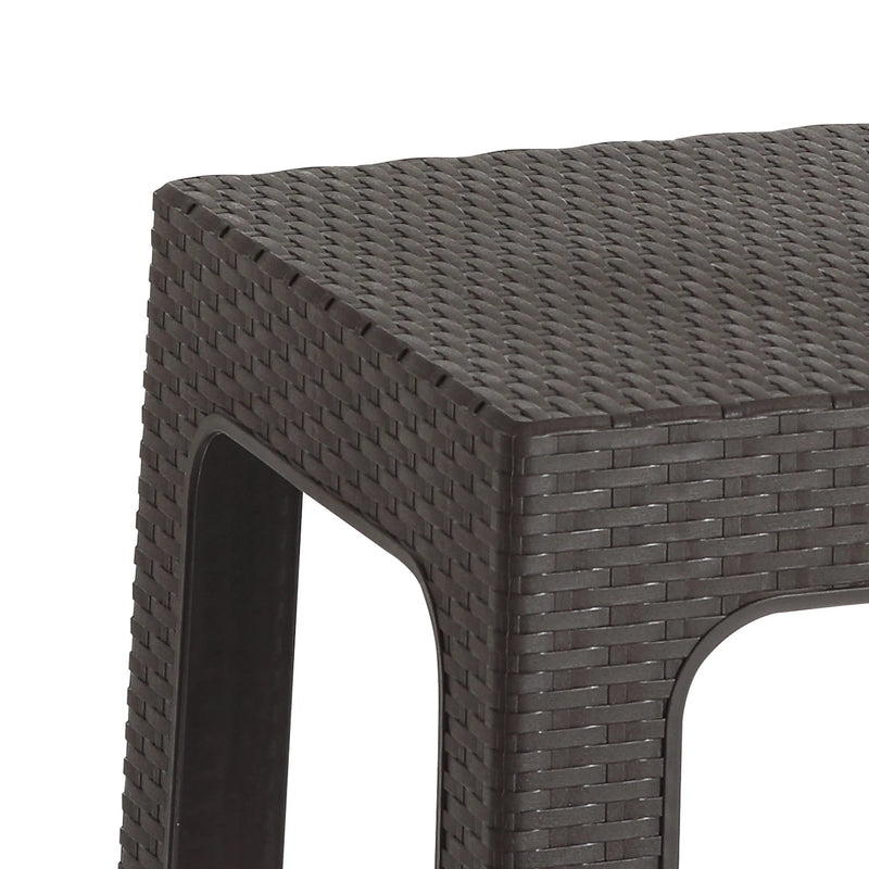 Cargue la imagen en el visor de la galería, Mesa  Bistro para Exterior e Interior de Plástico Color Negro LUX-DT06- LUYXDT06 CasaEaster
