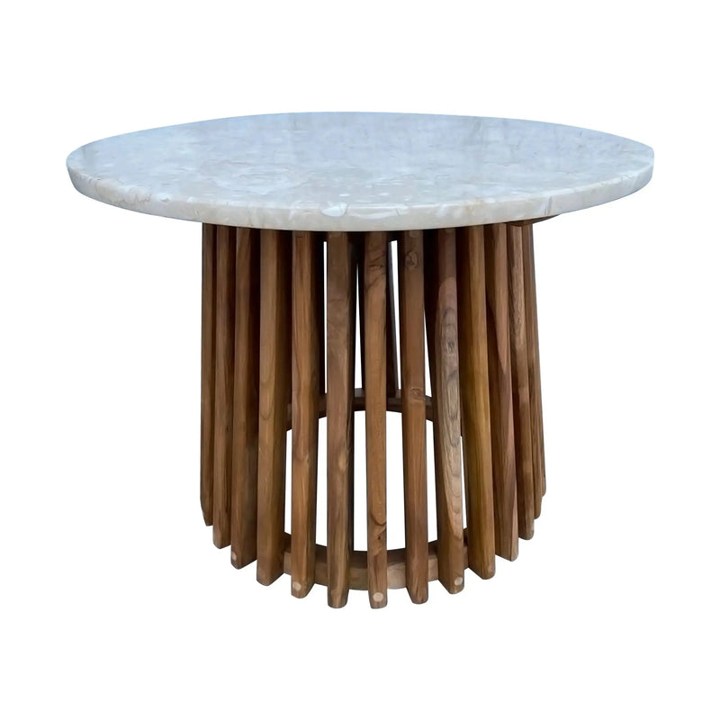 Cargue la imagen en el visor de la galería, Mesa Bistro para Interior Color Natural  KENTANA D.60cms - 125165
