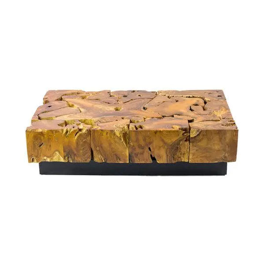 Bandeja decorativa Slice de madera para mesa