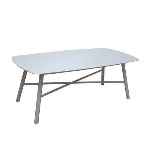 Mesa  De Centro  de Aluminio Color Blanco FRIO-MSFR CasaEaster