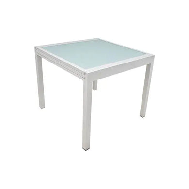 Mesa De Comedor para interior y exterior de Aluminio Color Blanco MARQUINIO - HTL2