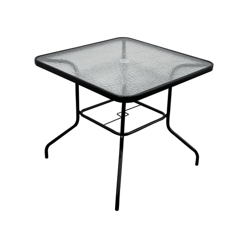 Mesa De Cristal cuadrada 80x80 para exterior e interior YESSI -SH1108
