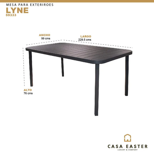 Mesa Lyne Alta 1.54 x 80-59346 CasaEaster