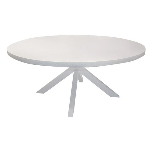 Mesa de Comedor Redonda 1.7 M para exterior estilo redonda Color Blanco RIFT- 61499