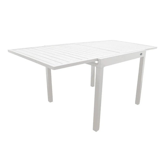 Mesa  de Comedor para interior  y exterior de Aluminio  Color Blanco BALUTELI-HL3