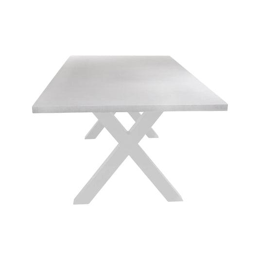 Mesa de Comedor para interior y exterior de Aluminio Color Blanco SWITCH-61492
