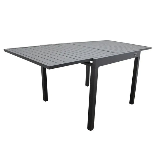 Carbon Color Aluminum Indoor and Outdoor Dining Table BALUTELI-HLT2 