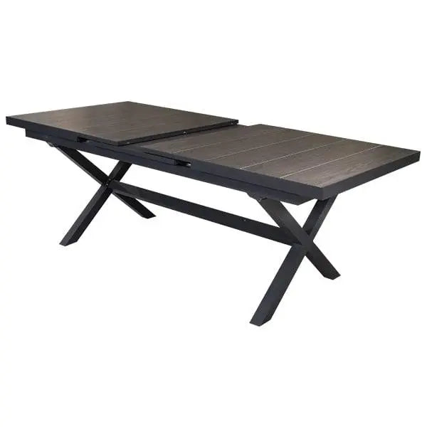 Load image into Gallery viewer, Carbon Color Aluminum Indoor and Outdoor Dining Table SULTAN-table-21 
