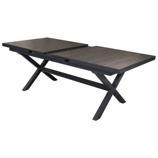 Mesa de Comedor para interior y exterior de Aluminio Color Carbon SULTAN-table-21