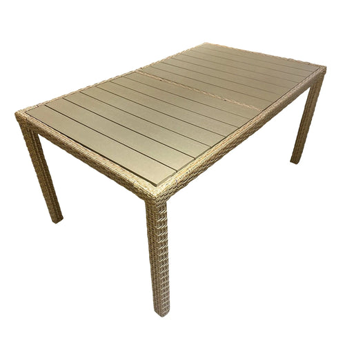 Mesa  para exterior y interior Rattan BRIGTON- 8152-3 CasaEaster