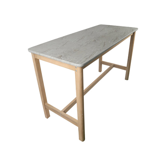 Mesa Alta de Barra Talara 1.6 M de Madera Acacia color Gris - HUC38131-GR