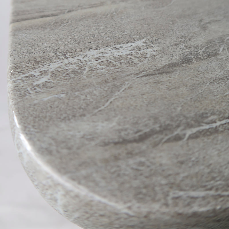 Cargue la imagen en el visor de la galería, Mesa Alta de Barra Talara 1.6 M de Madera Acacia color Gris - HUC38131-GR
