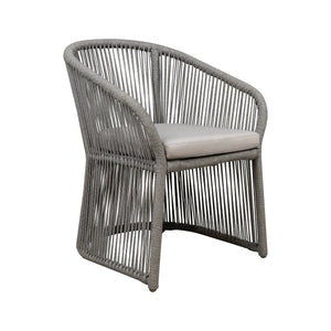 Silla para exterior e interior Nacolitana color Gris - GL3A610610