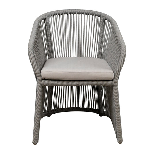 Silla para exterior e interior Nacolitana color Gris - GL3A610610
