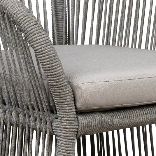Silla para exterior e interior Nacolitana color Gris - GL3A610610