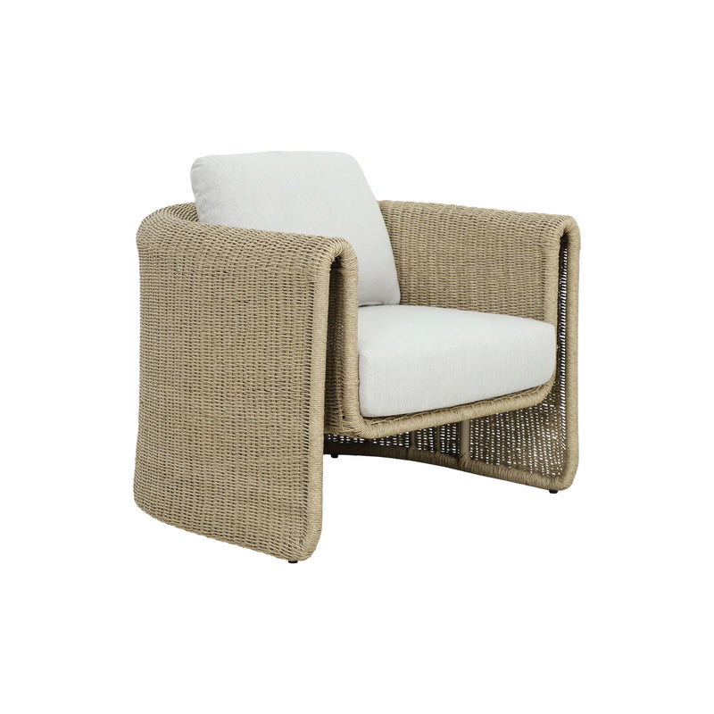 Cargue la imagen en el visor de la galería, Sillón individual Nadine color natural - HUC40832
