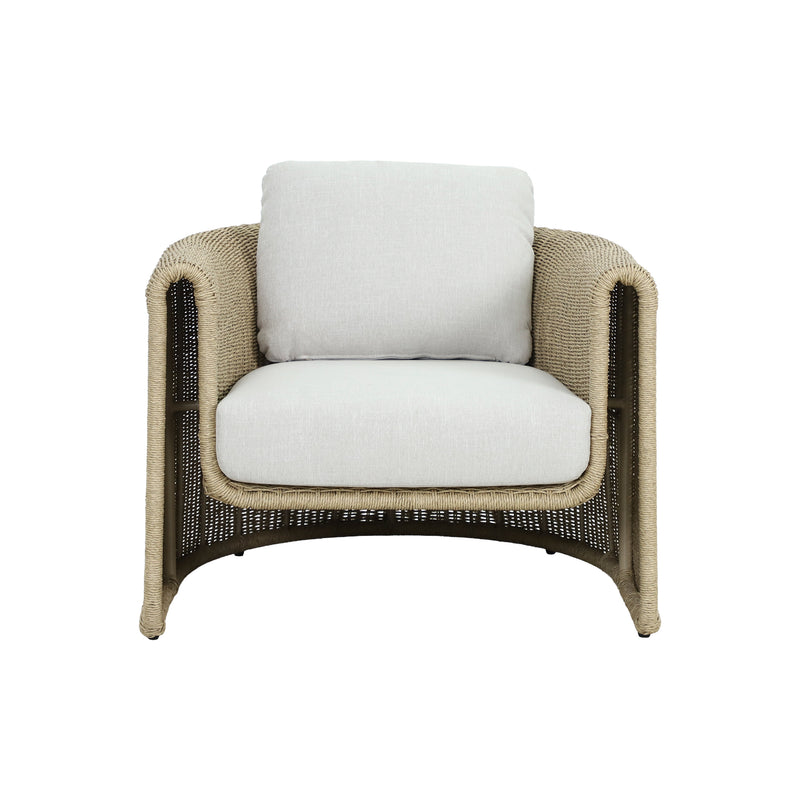 Cargue la imagen en el visor de la galería, Sillón individual Nadine color natural - HUC40832
