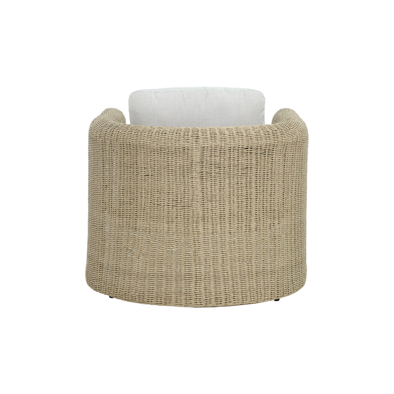 Cargue la imagen en el visor de la galería, Sillón individual Nadine color natural - HUC40832
