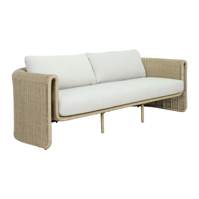 Cargue la imagen en el visor de la galería, Sofá triple Nadine color natural - HUC40834
