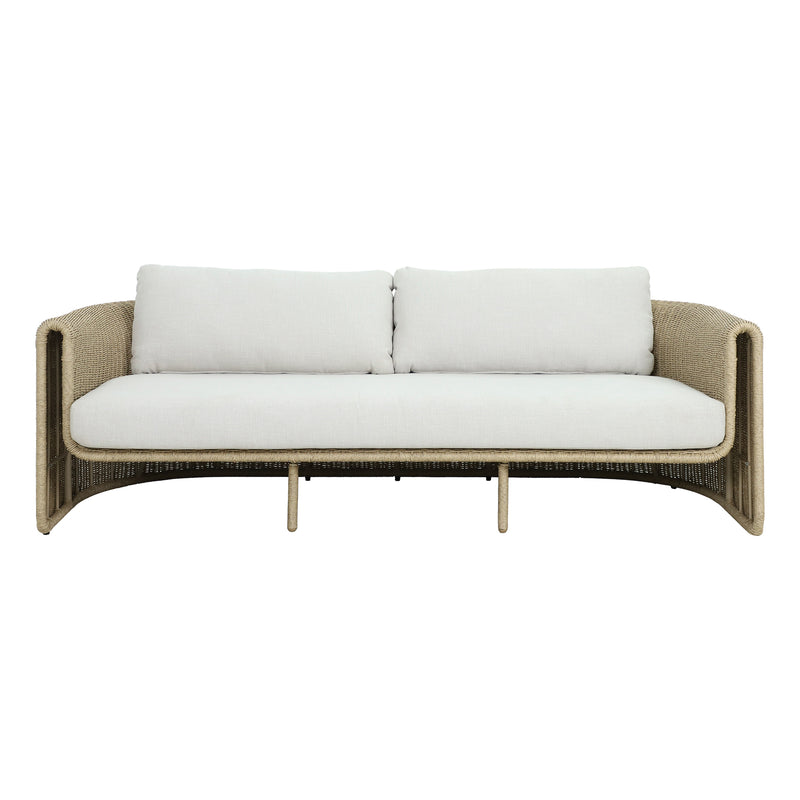 Cargue la imagen en el visor de la galería, Sofá triple Nadine color natural - HUC40834
