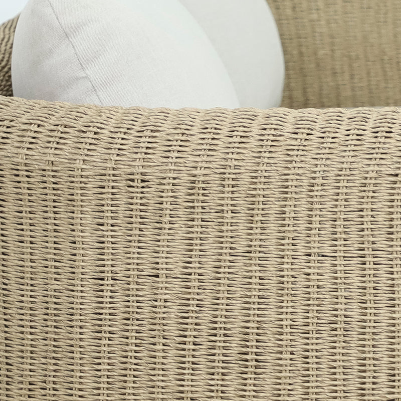 Cargue la imagen en el visor de la galería, Sofá triple Nadine color natural - HUC40834
