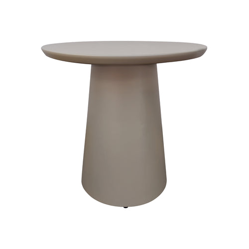 NOGA Bistro Table Dia.50 cm for Outdoor and Indoor Aluminum Champagne Color -NG1