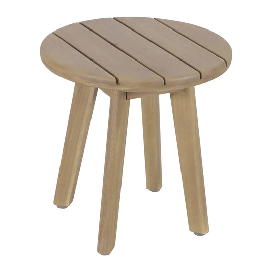Mesa bistro de madera 40cm Norah para exterior color natural - HUC28721