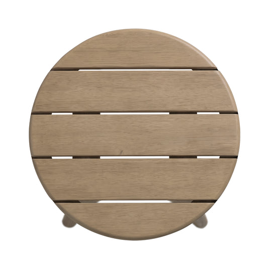 Mesa bistro de madera 40cm Norah para exterior color natural - HUC28721