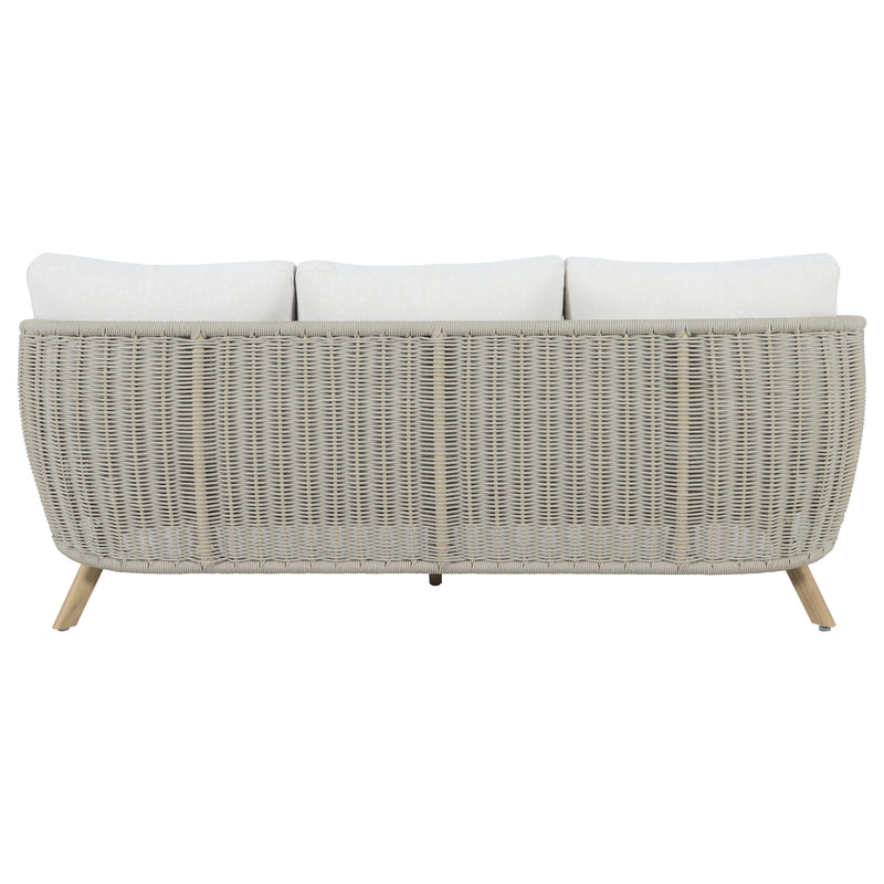 Load image into Gallery viewer, Set triple Norah de madera para exterior color natural - HUC
