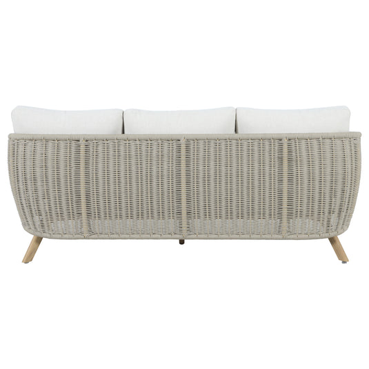 Set triple Norah de madera para exterior color natural - HUC