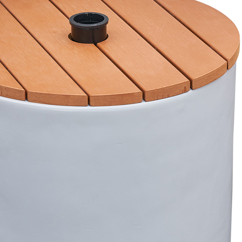 Cargue la imagen en el visor de la galería, Base para sombrilla Oleate color gris - 23975D
