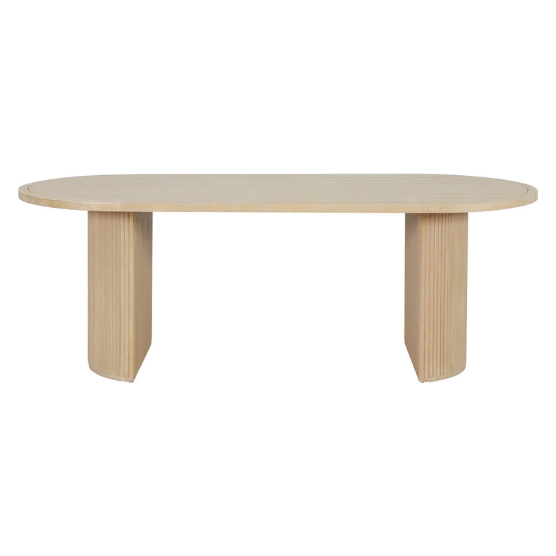 Cargue la imagen en el visor de la galería, Mesa de Comedor Olympe 2.2M Color Beige - HUC29125
