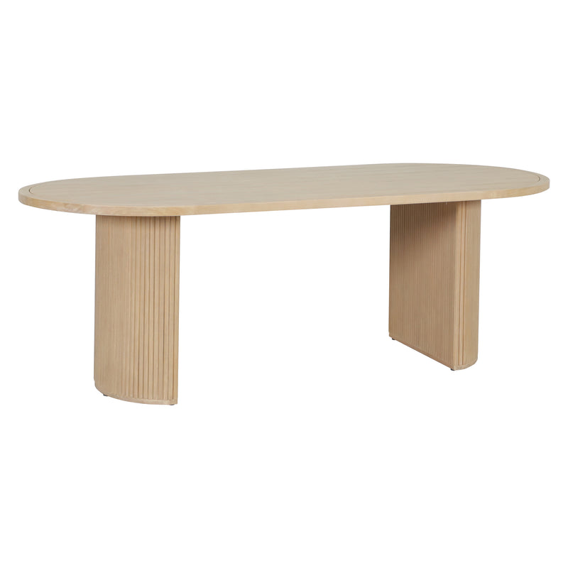 Cargue la imagen en el visor de la galería, Mesa de Comedor Olympe 2.2M Color Beige - HUC29125
