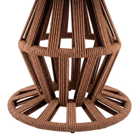 Albricci Bistro Table Diam. 50.2 cm Carbon color - GLA63232119WKD