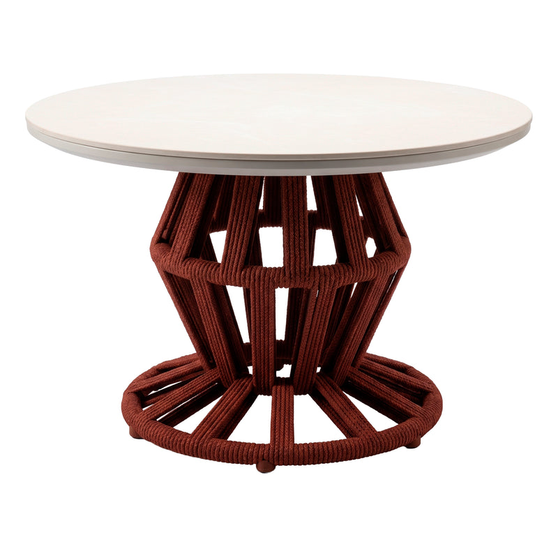 Cargue la imagen en el visor de la galería, Mesa Bistro OMNTE Diam Ø. 65 cms color Rojo - GL3A-6141-25WKD
