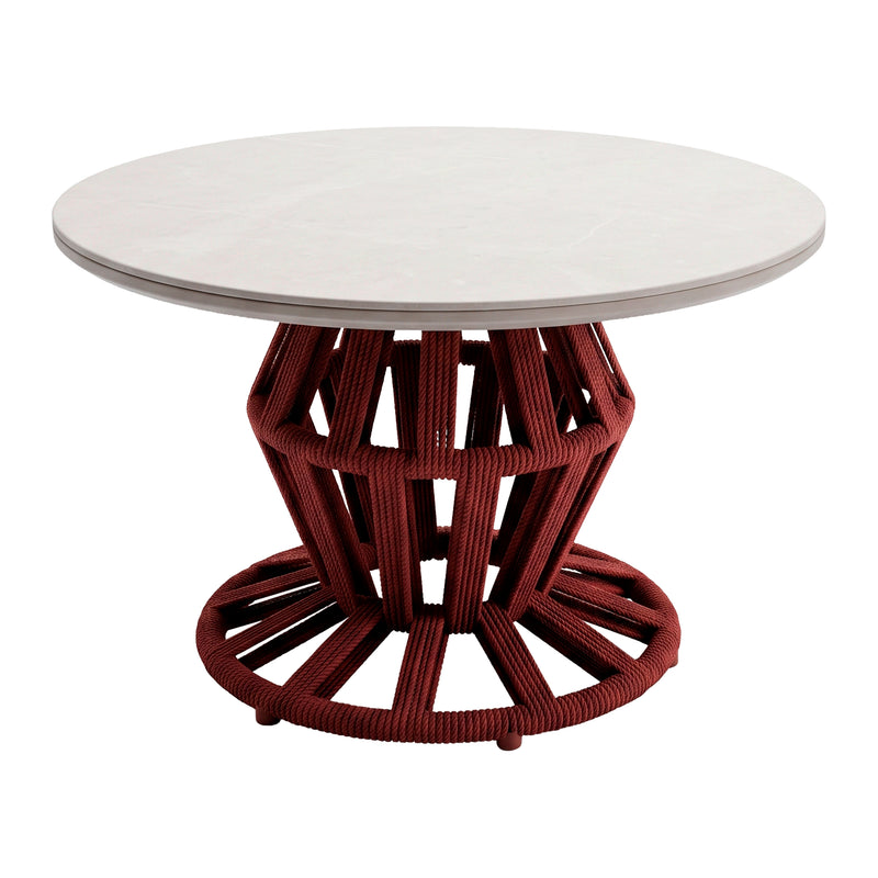 Cargue la imagen en el visor de la galería, Mesa Bistro OMNTE Diam Ø. 65 cms color Rojo - GL3A-6141-25WKD
