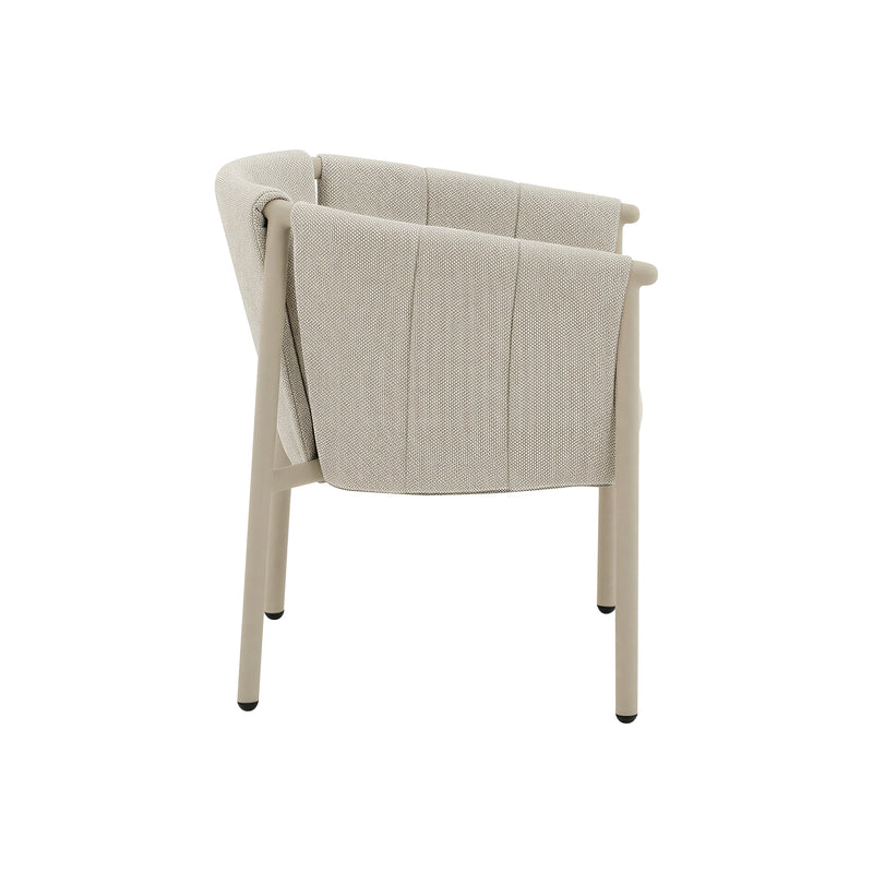 Cargue la imagen en el visor de la galería, Comedor de exterior con 8 sillas Orion 2.2M, de aluminio color natural - 63069-70
