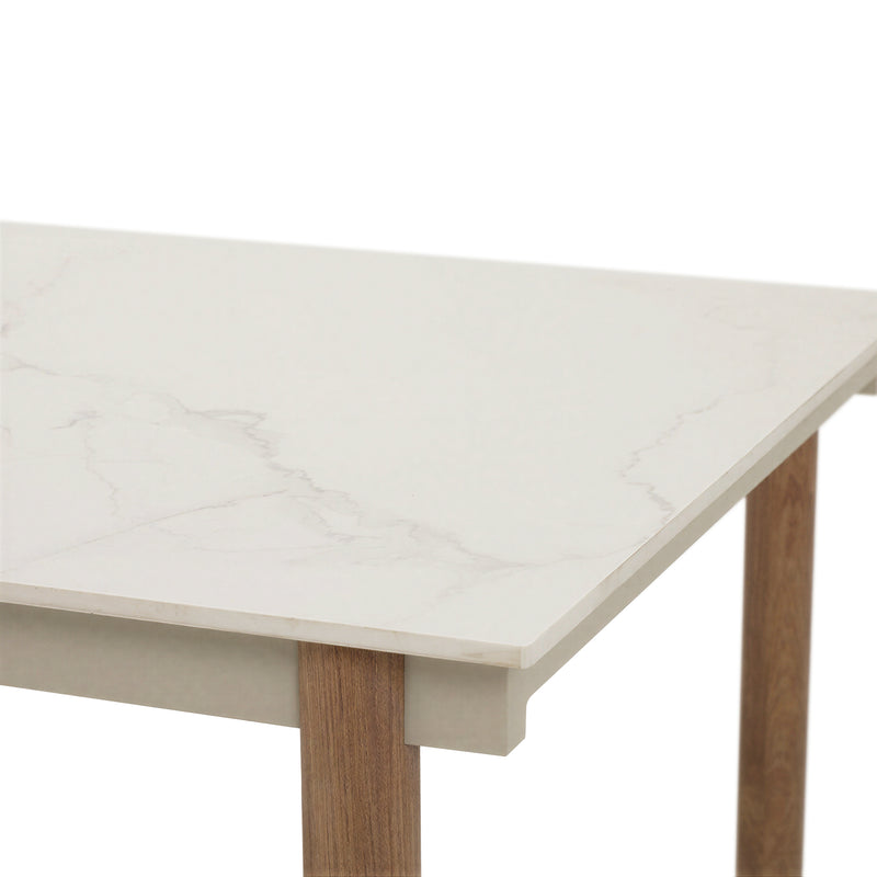 Cargue la imagen en el visor de la galería, Comedor de exterior con 8 sillas Orion 2.2M, de aluminio color natural - 63069-70
