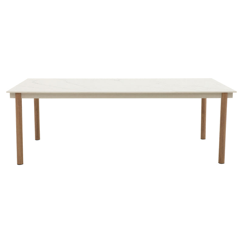Cargue la imagen en el visor de la galería, Mesa de Comedor 2.2M Orion, para exterior color natural - 63069

