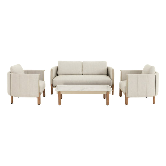 Set doble Orion de exterior color beige - 63074-72-73
