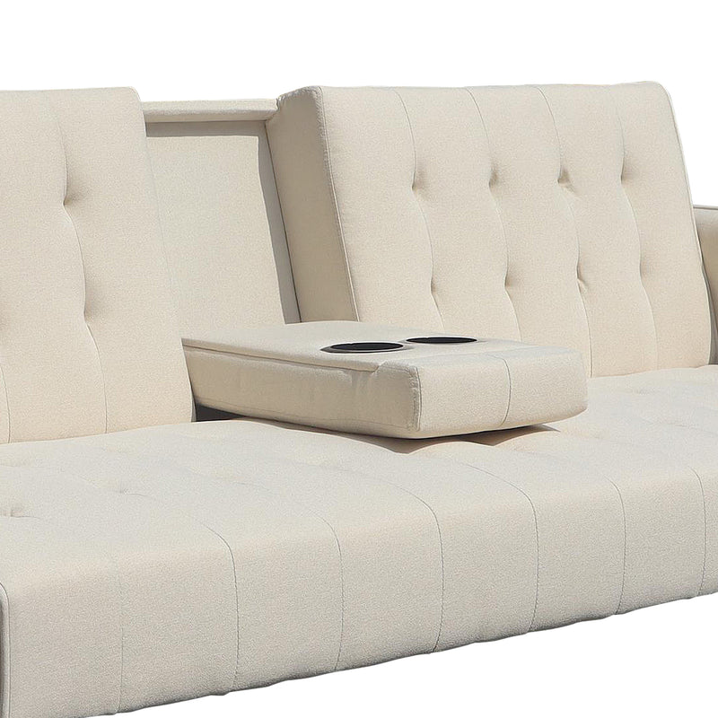 Cargue la imagen en el visor de la galería, Sofá cama OTIS color beige - YA604-BE
