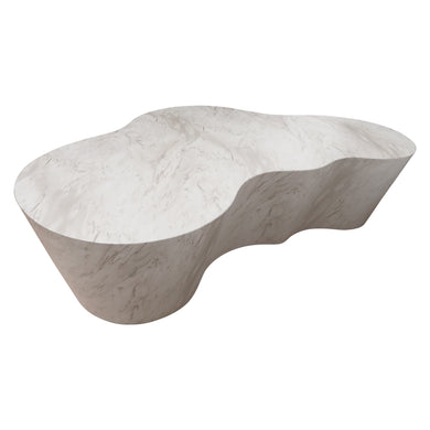Mesa de centro para interior y exterior OTTO 1.4M modular, estilo marmoleado - HUC38243
