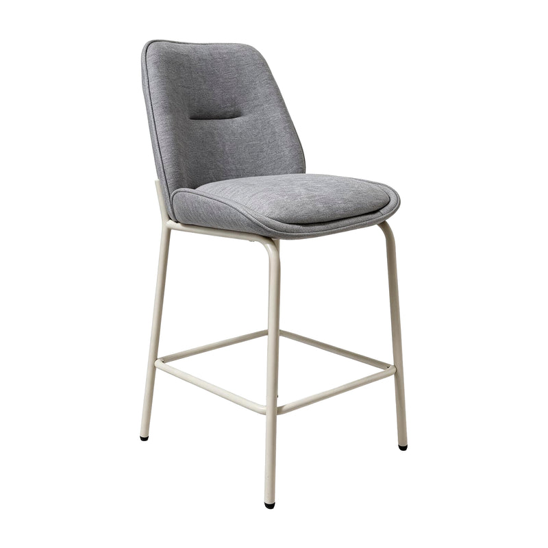 Load image into Gallery viewer, Silla alta de interior Owen color gris - 24063284

