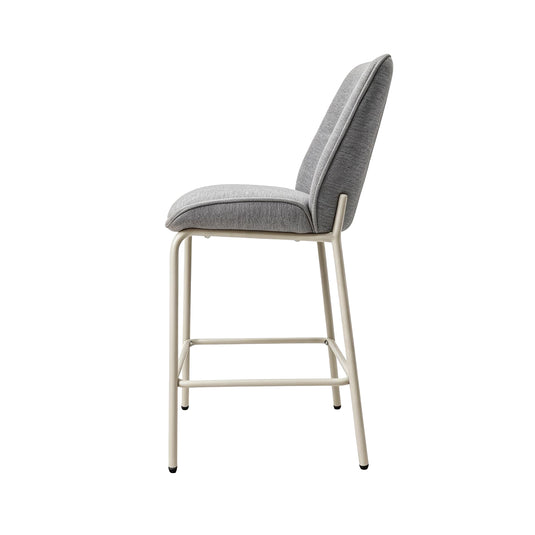 Silla alta de interior Owen color gris - 24063284