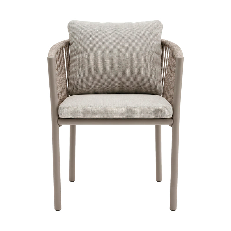 Cargue la imagen en el visor de la galería, Silla de aluminio Oxano color champagne - GLA-63475-265KD-CHAM
