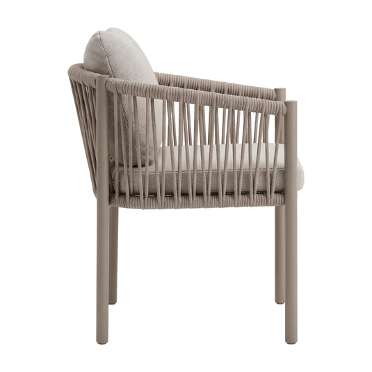 Silla de aluminio Oxano color champagne - GLA-63475-265KD-CHAM