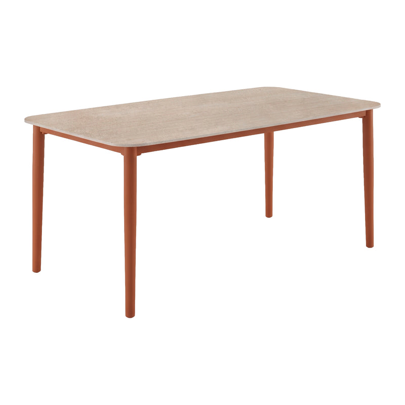 Cargue la imagen en el visor de la galería, Mesa de comedor de exterior Oxano 2 M cubierta de cerámica, color natural -GLAE-39794-3831KD

